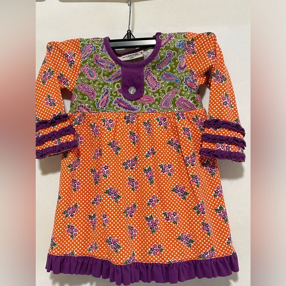 Flit and Flitter baby dress. Size 18 months. Colorful and comfy
